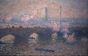 Claude Monet Waterloo Bridge, Gray Day USA oil painting artist